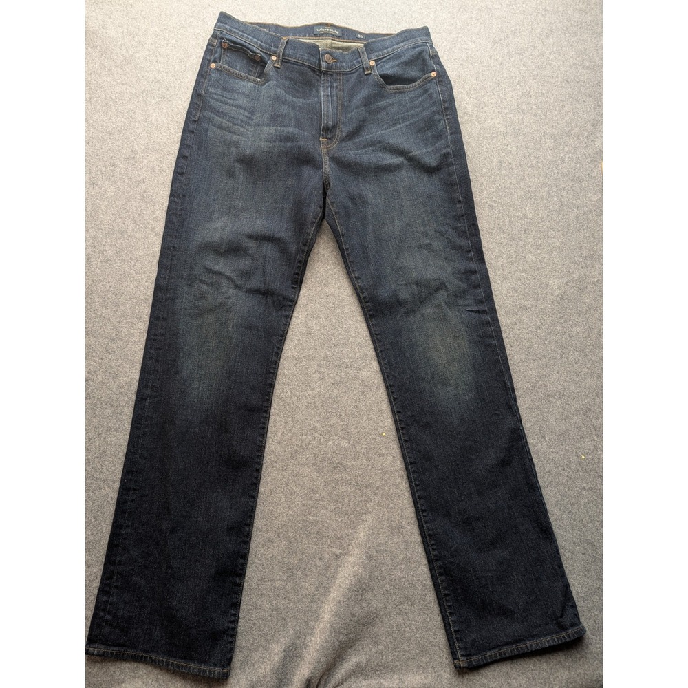 Lucky Brand Men's Jeans 34/34 Dark Wash 181 Relaxed Straight